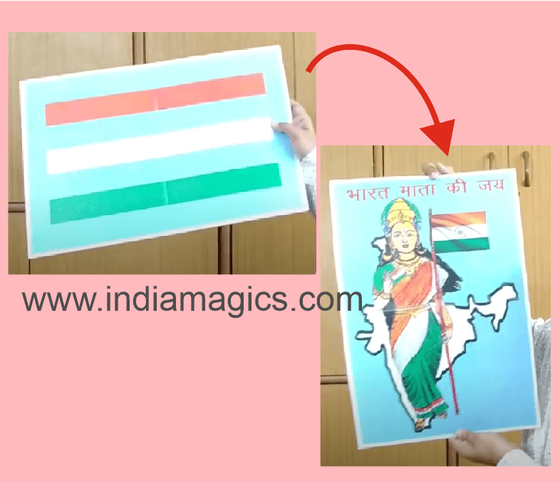 Bharat Mata with Lion Drawing Easy with oil pastel for independence day |  How to draw Bharat Mata - YouTube